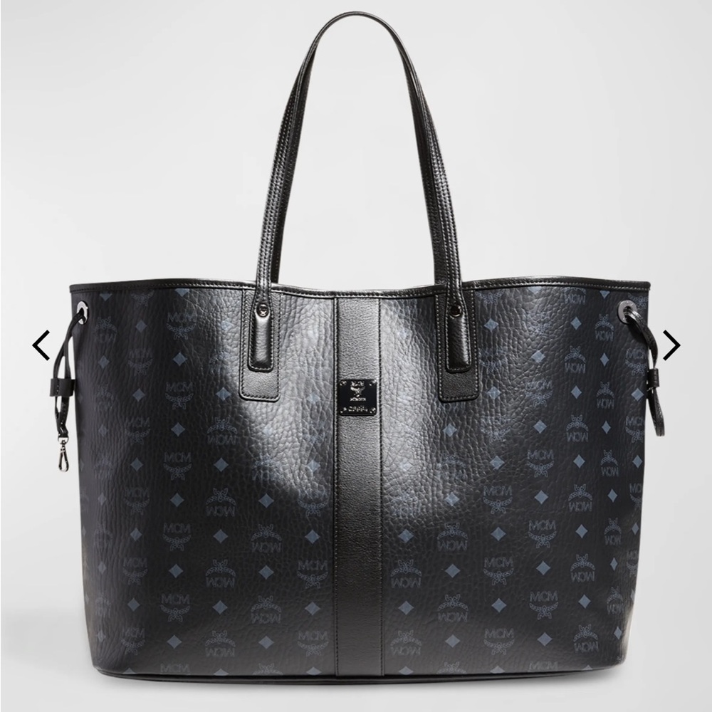 MCM Liz Medium Reversible Visetos Shopper Tote Bag